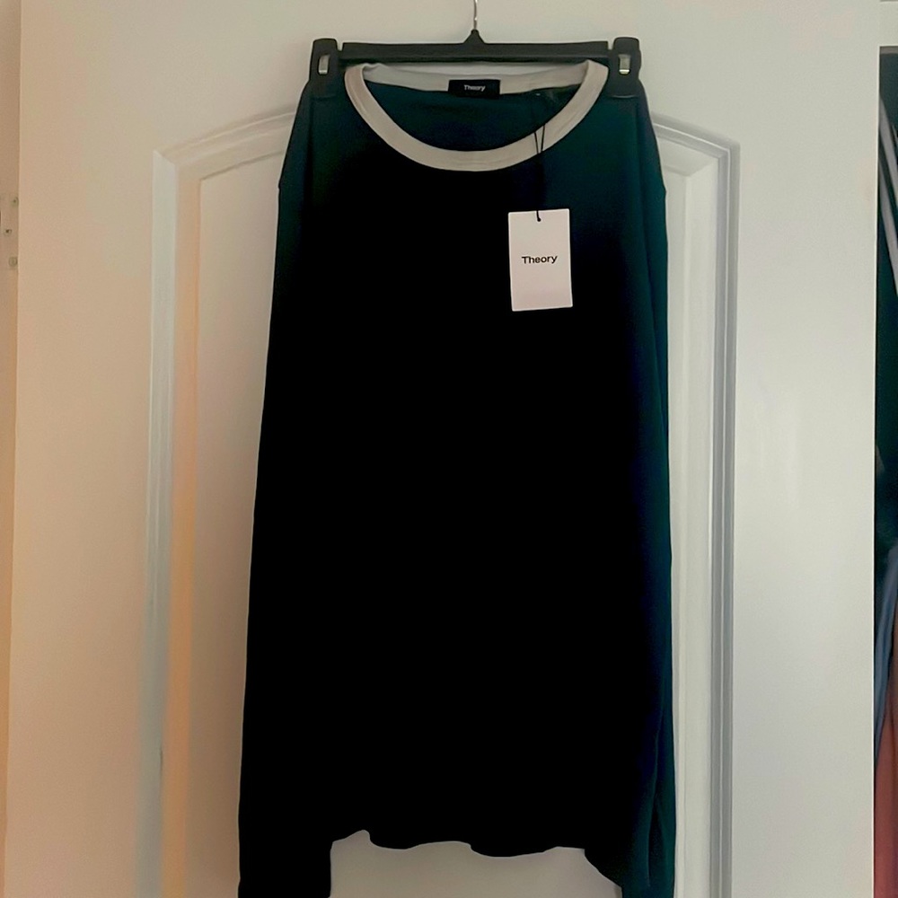 Theory men’s shirt green ( new with original tags) size medium